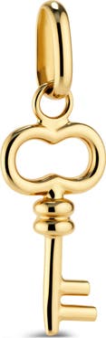 DEVATA Key Charm Pendant in 14K Gold