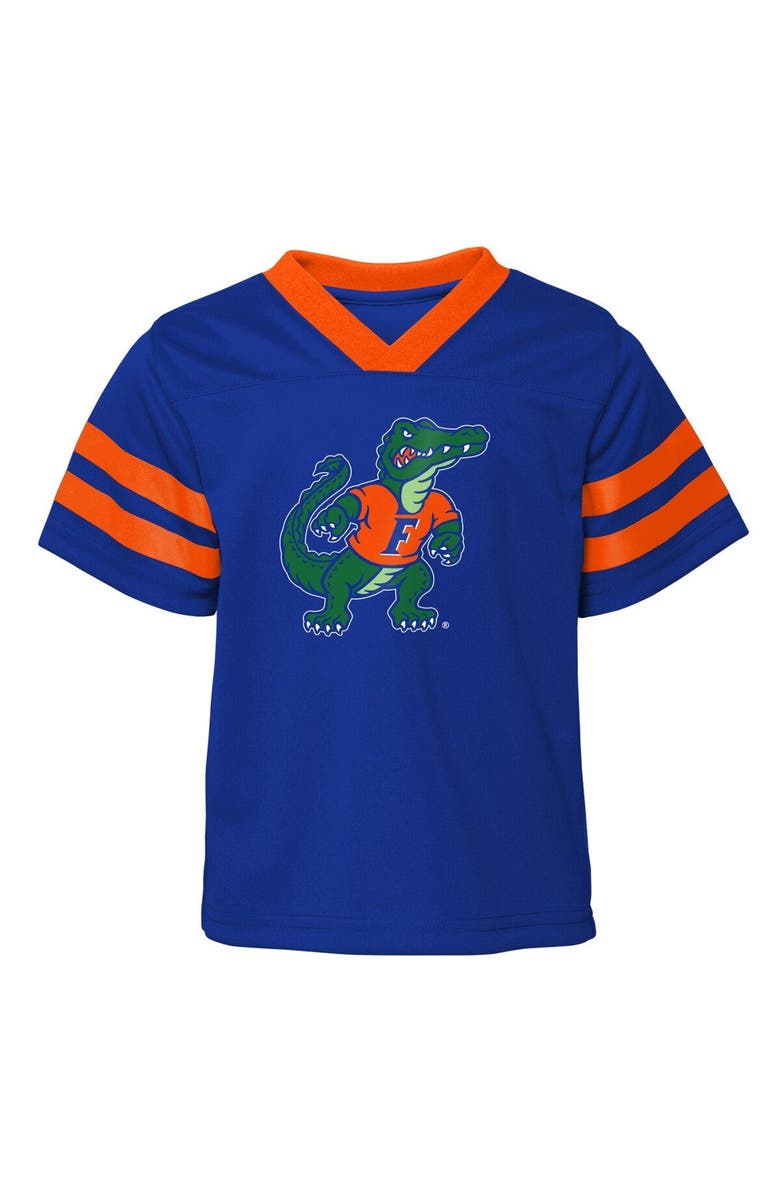 Outerstuff Infant Royal Florida Gators Two-Piece Red Zone Jersey & Pants Set, Alternate, color, 