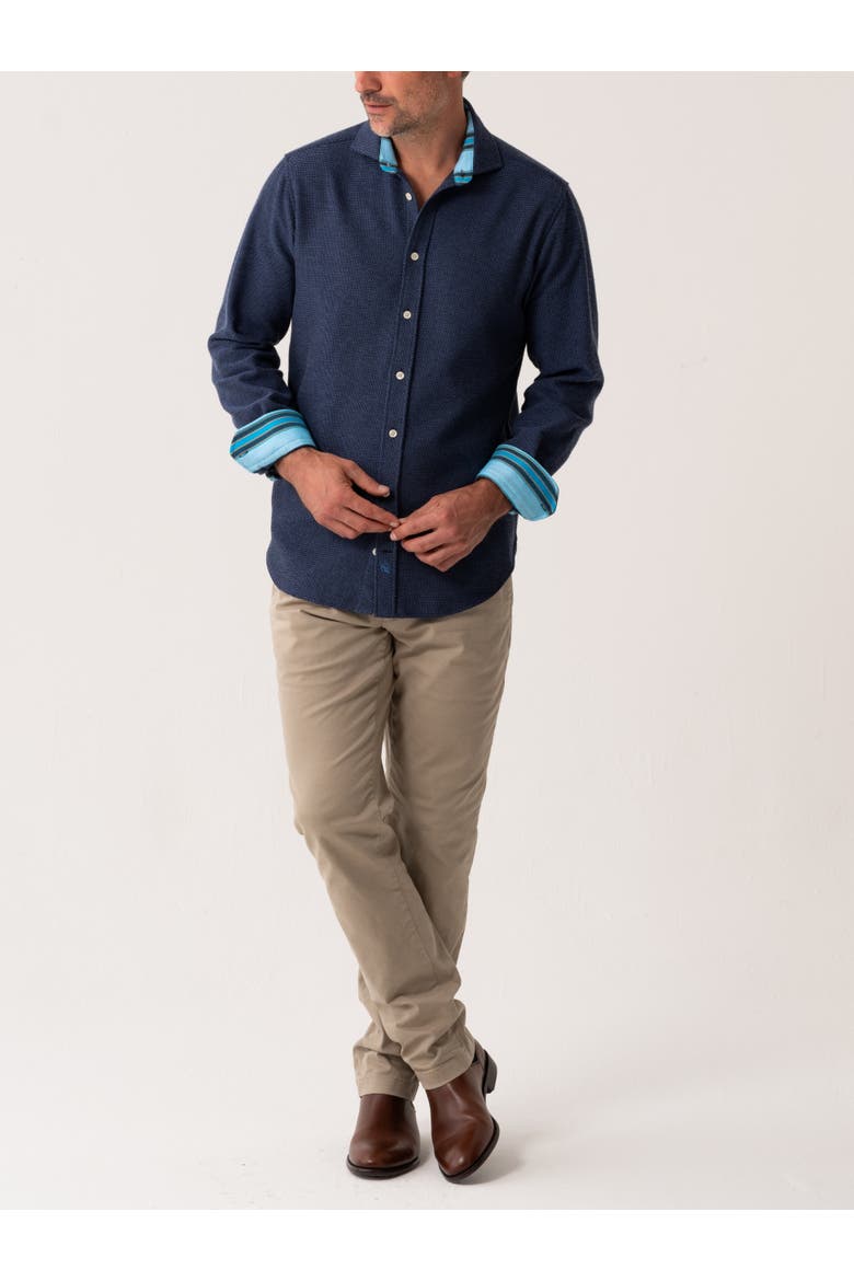 Button Up Shirt, Alternate, color, Dark Blue