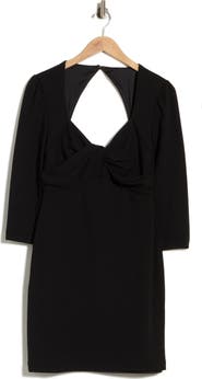 Julia Jordan Knot Front Cutout Back Sheath Dress