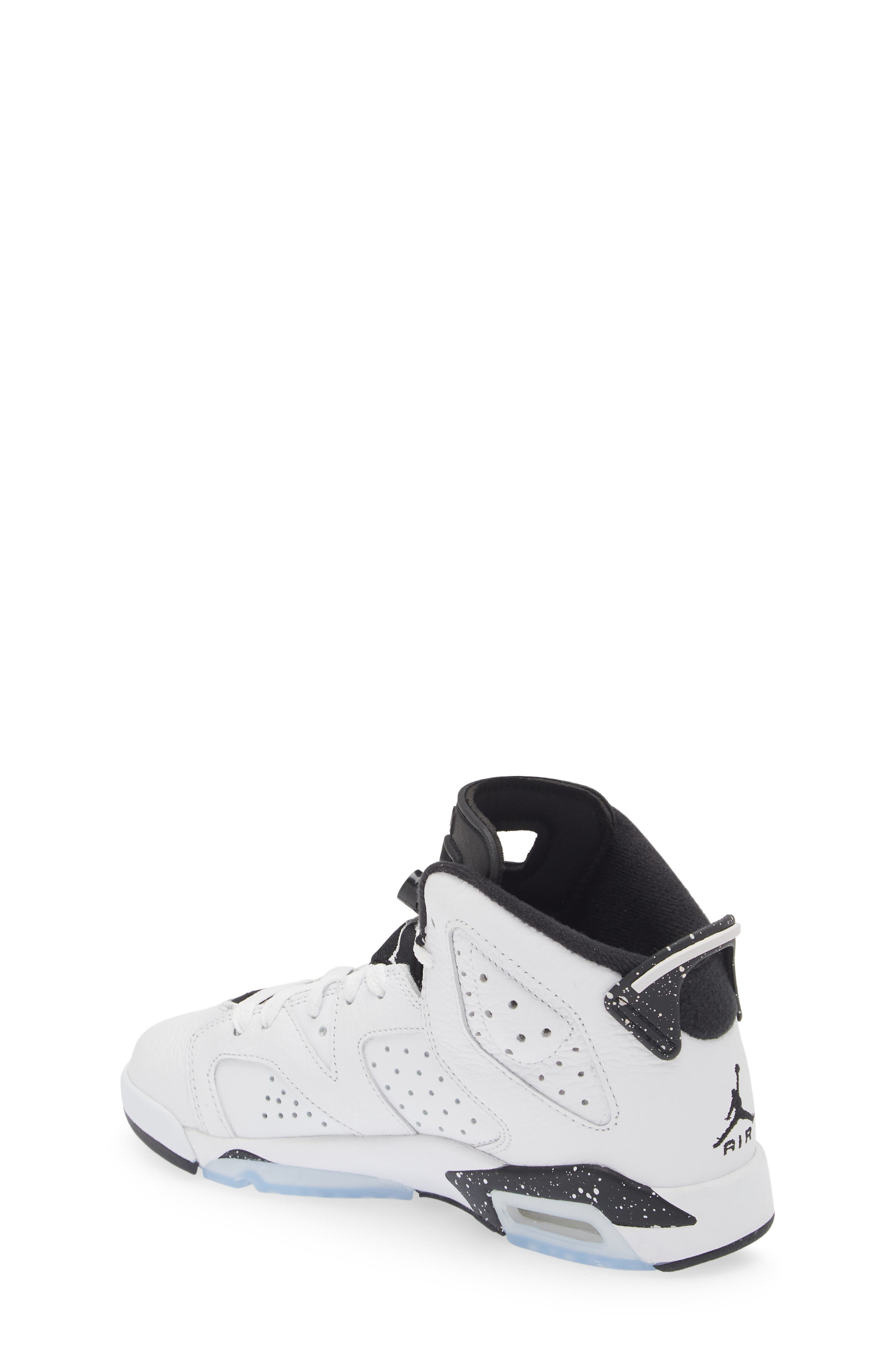 Jordan Air Jordan 6 Retro High Top Sneaker, Alternate, color, White/ Black