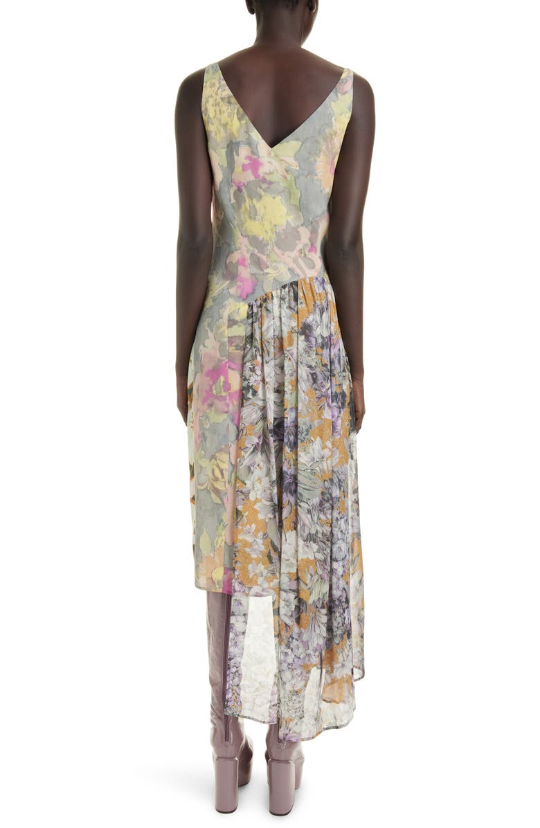 Dries Van Noten Darina Mix Floral Dress, Alternate, color, 