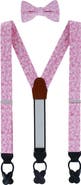 Trafalgar Hanami Cherry Blossom Burst Suspenders (Braces) and Bowtie Bundle