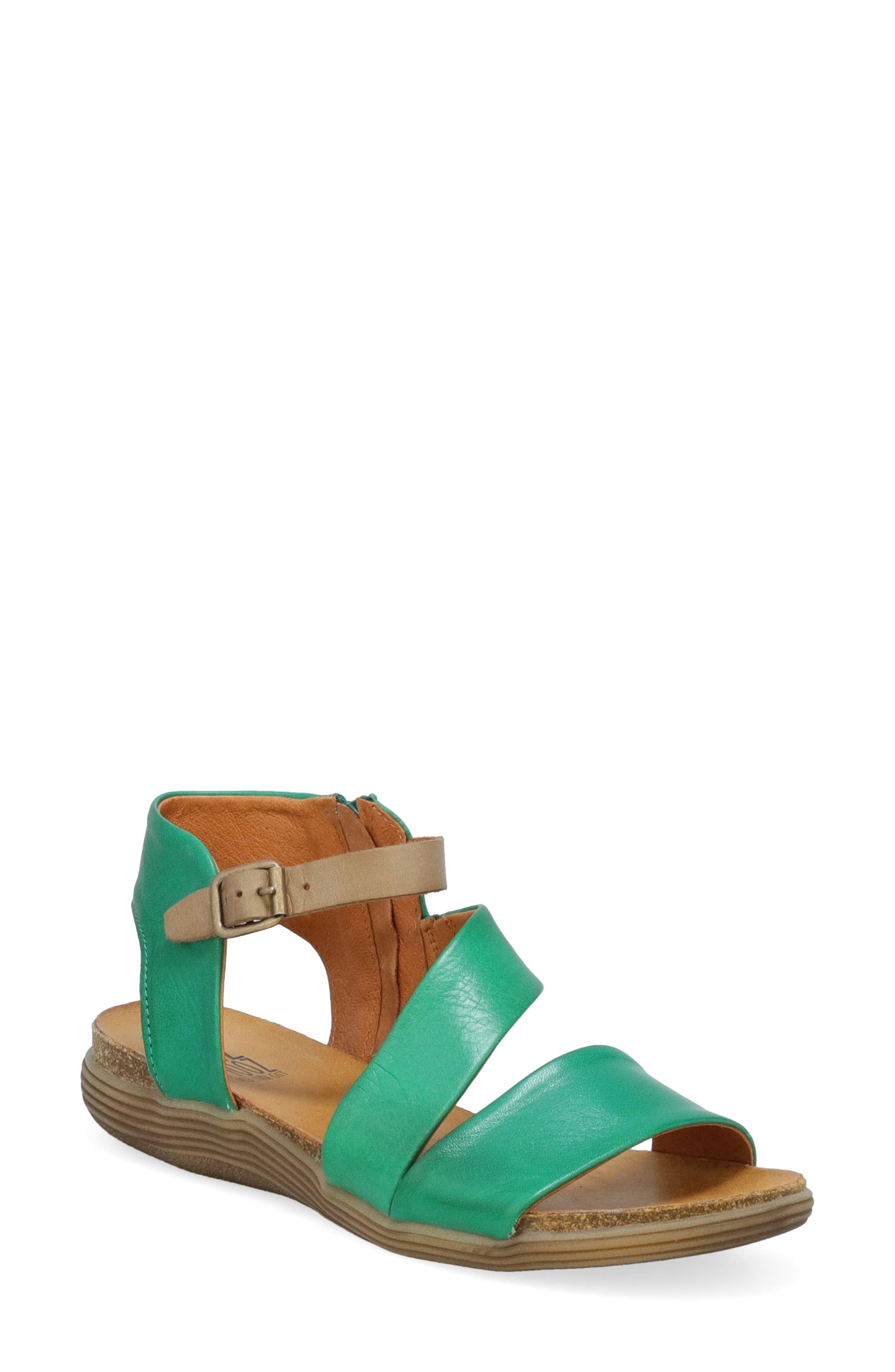Miz Mooz Meadow Sandal in Emerald 