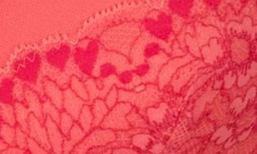 HUNKEMOLLER HUNKEMÖLLER CHERRY MESH & LACE UNDERWIRE BRA