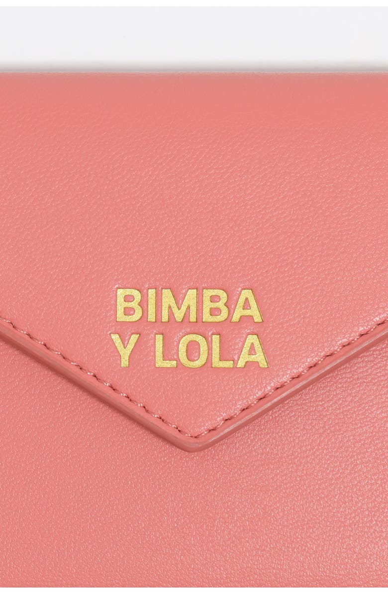 Bimba y Lola Bubblegum Leather Coin Purse, Alternate, color, Chewing Gum Pink