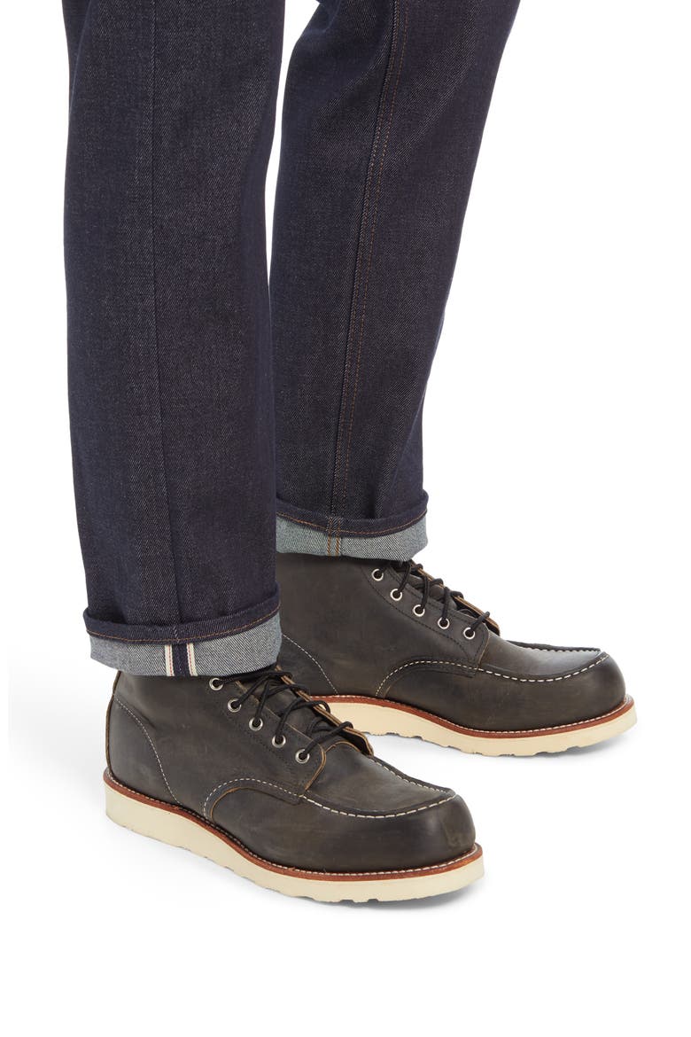 Regular Straight Leg Jeans, Alternate, color, RAW SELVEDGE