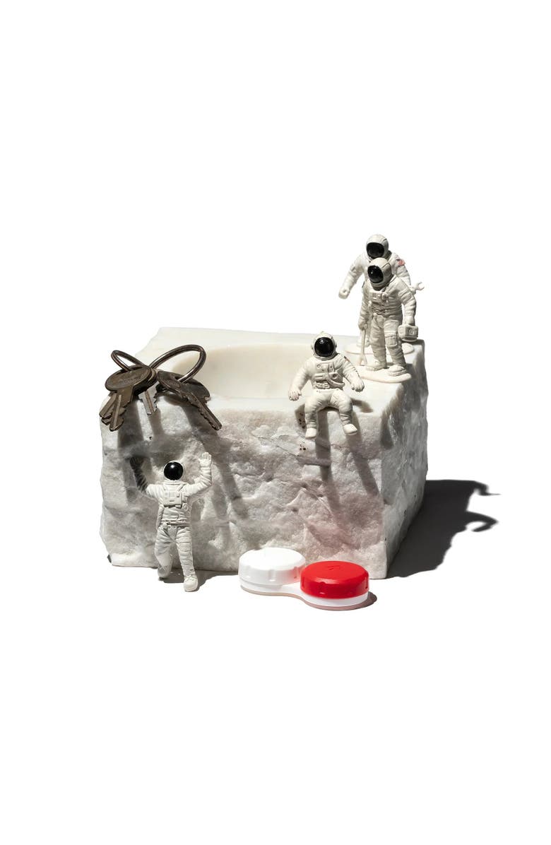 PUEBCO Unfinished Marble Bowl, Alternate, color, Ivory