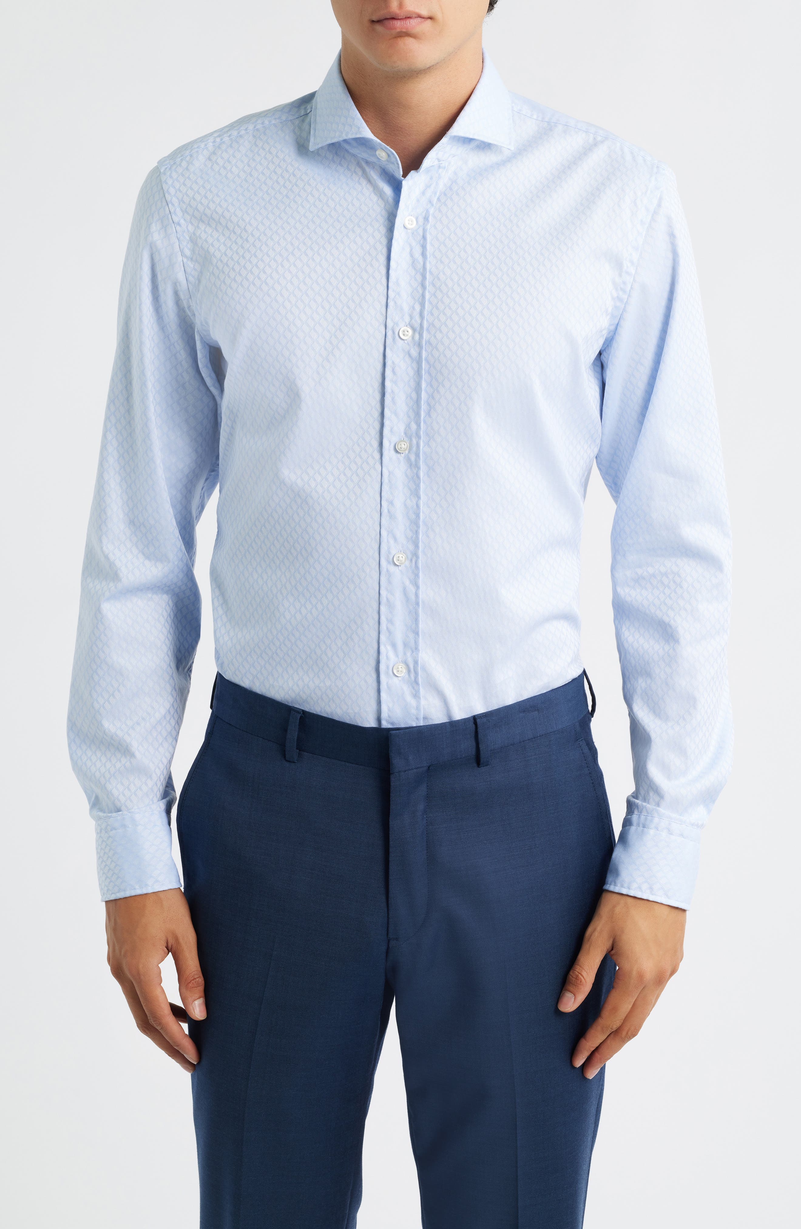BOSS Hank Slim Fit Cotton Dress Shirt