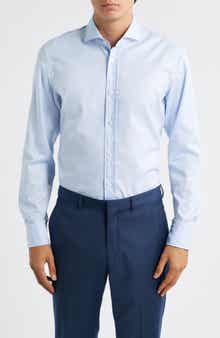 BOSS Hank Slim Fit Cotton Dress Shirt