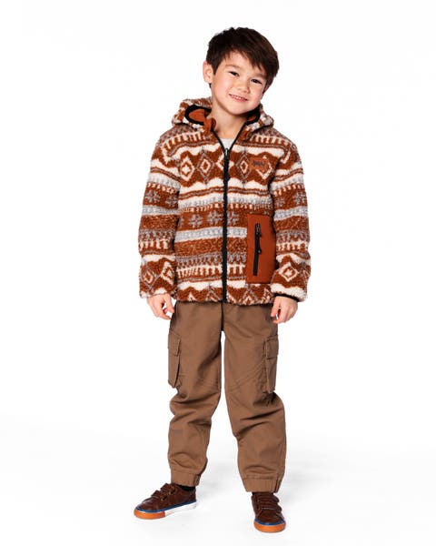 Gender Inclusive Reversible Mid-Season Jacket Geo Print (Baby)