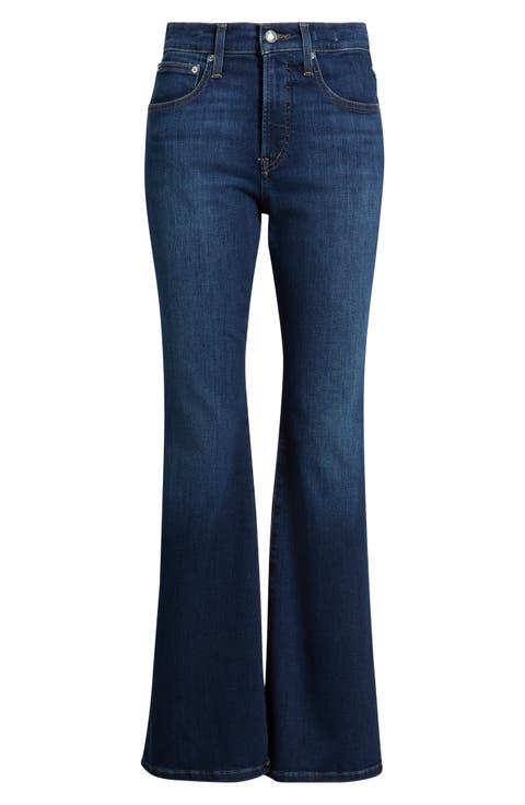 Mid Rise Flare Jeans