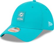 New Era Men's New Era Aqua Miami Dolphins 2025 Sideline 39THIRTY Flex Hat