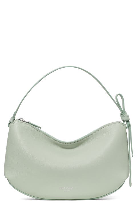 loop pebble leather shoulder bag