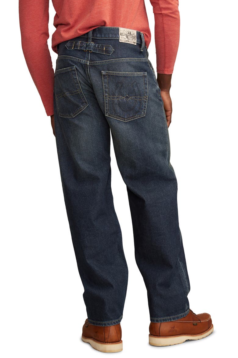 Gold rush Pioneer Straight Leg Jeans, Alternate, color, MUSTANG ALLEY