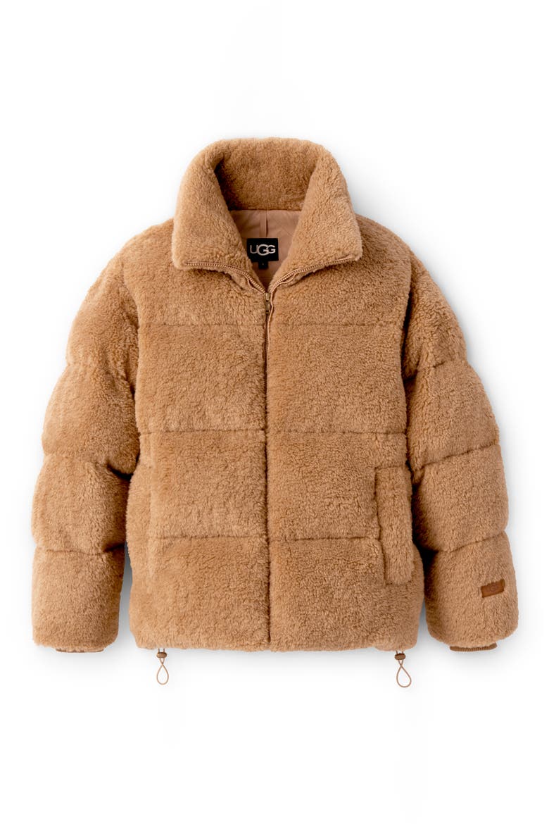 Emmalyn UGGfluff Puffer Jacket, Alternate, color, CAM