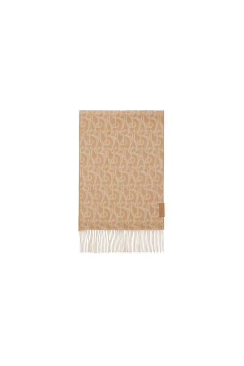 BURBERRY BURBERRY B CHARM CASHMERE SCARF