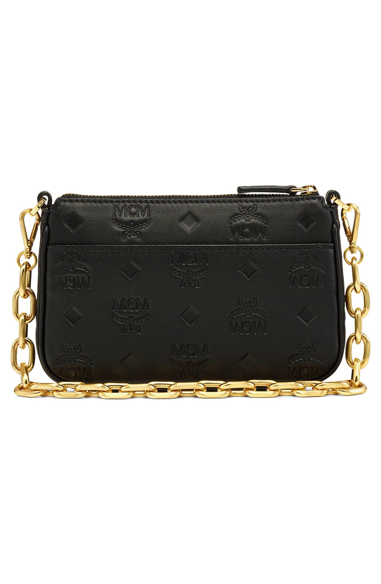 MCM Aren Mini Pouch Crossbody, Alternate, color, 