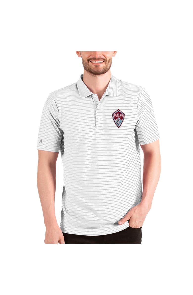 ANTIGUA Men's Antigua White Colorado Rapids Esteem Polo, Main, color,