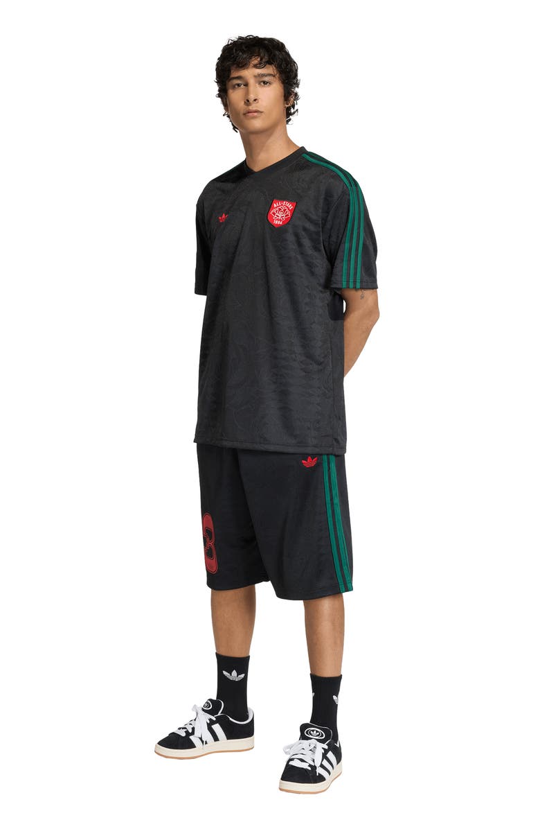 adidas Roses All Star Jersey, Alternate, color, Black/ Collegiate Green/