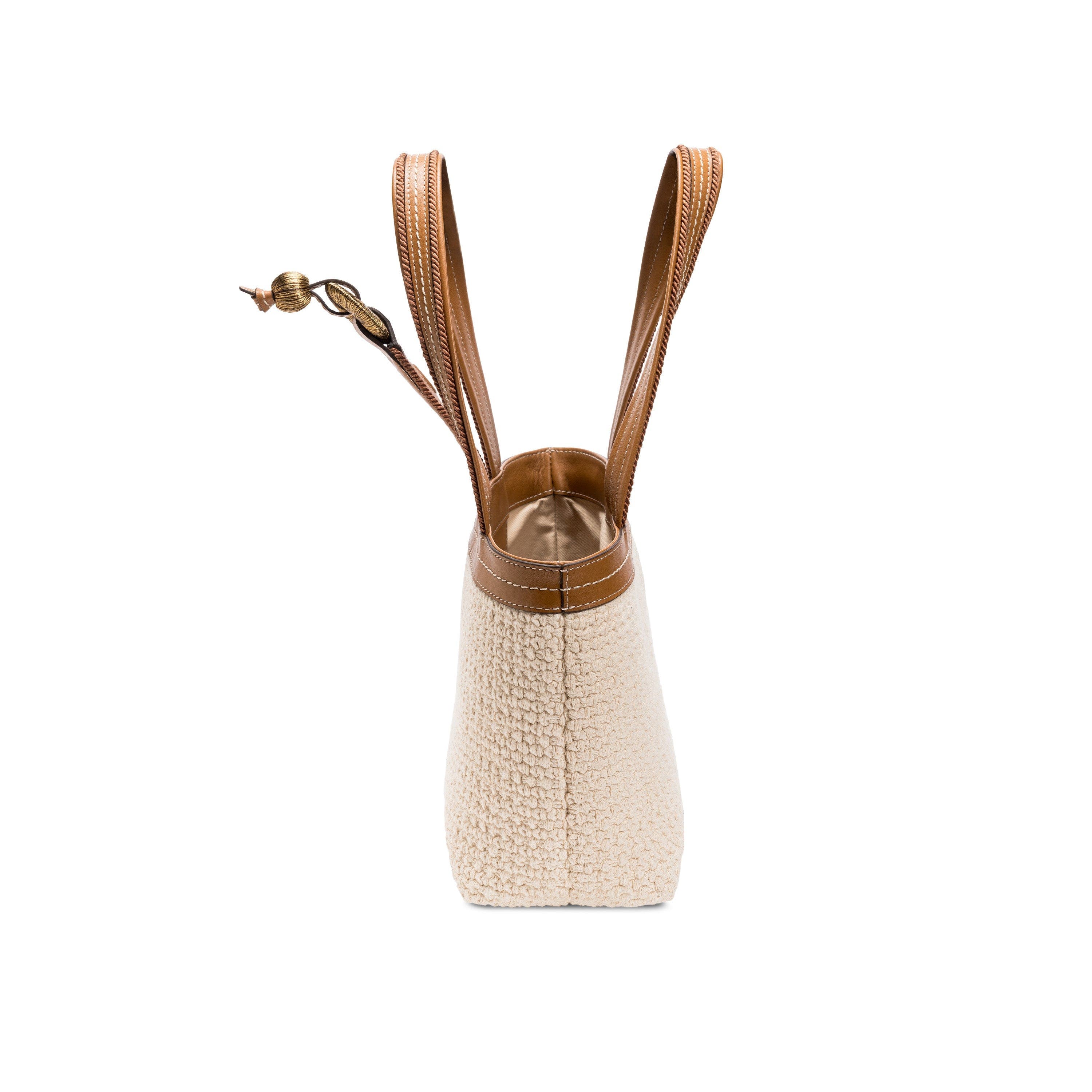 Boho Chic Small Off White Tote Bag, Alternate, color, Off-White