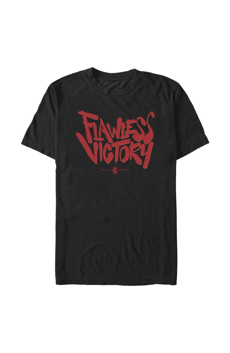 Mortal Kombat II Men's Mortal Kombat II Flawless Victory Feat Graphic T-Shirt, Main, color, Black