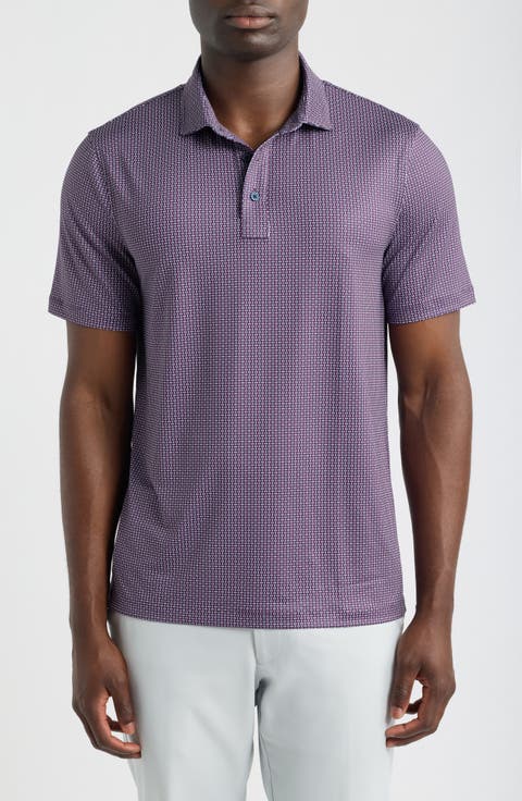Mod Geo Tech Jersey Performance Polo