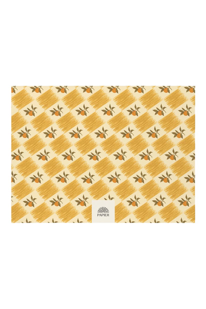 Orange Checked Meal Planner, Alternate, color, NO COLOR