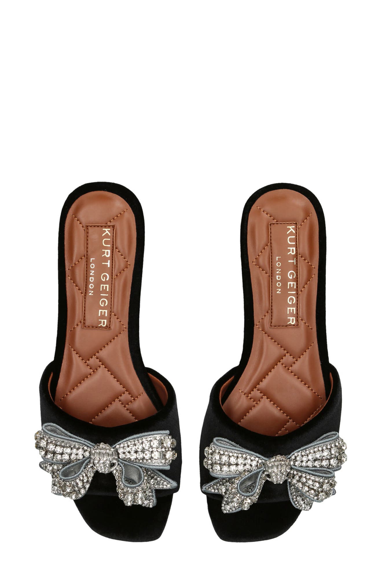 Kurt Geiger London Kensington Bow Slide Sandal, Alternate, color, 