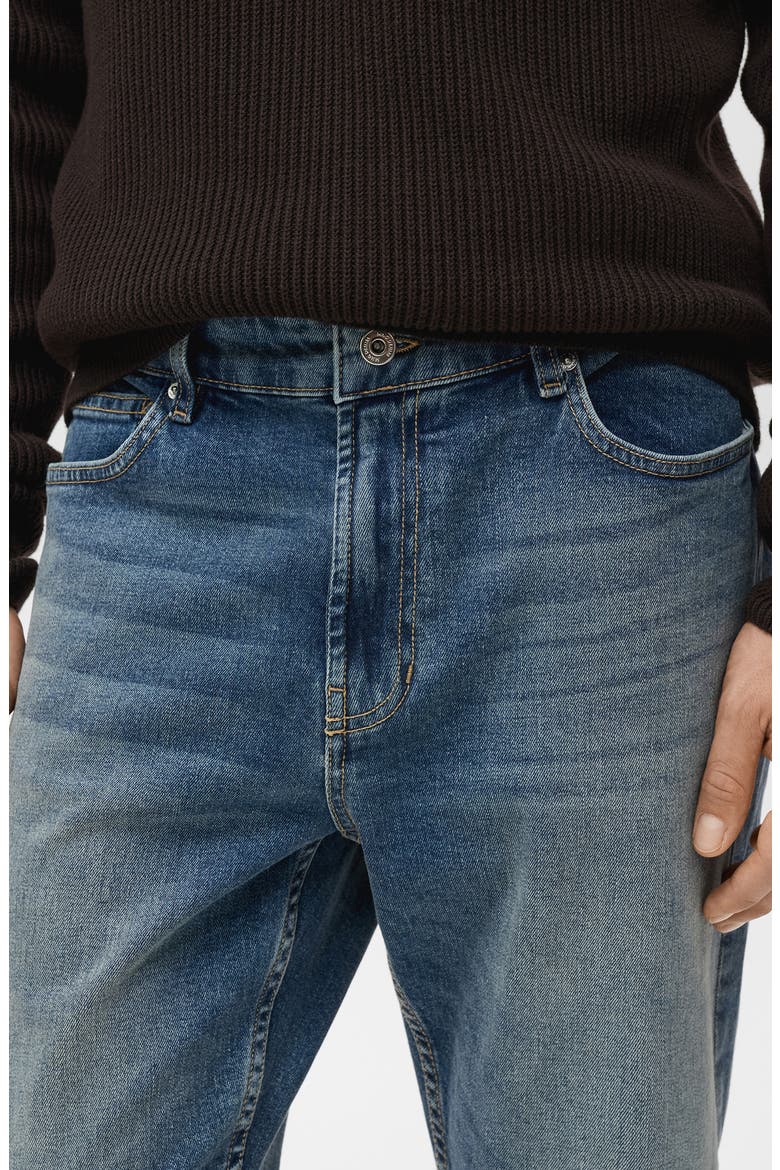 Benin Tapered Fit Jeans, Alternate, color, MEDIUM VINTAGE BLUE