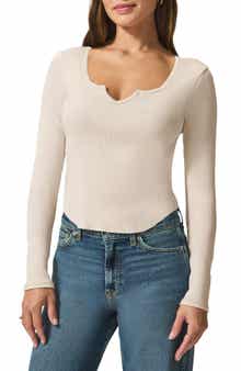 Splendid Posie Stretch Cotton Rib Top