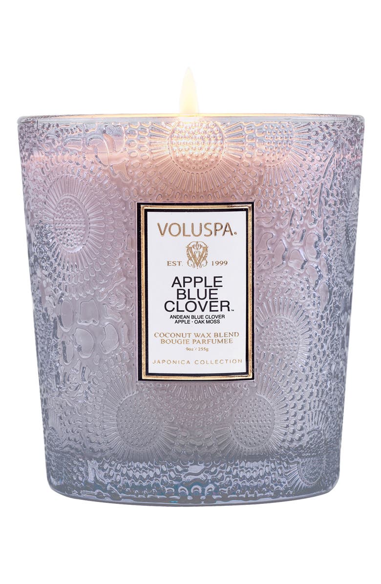 Voluspa Apple Blue Clover Boxed Classic Candle, Alternate, color, 