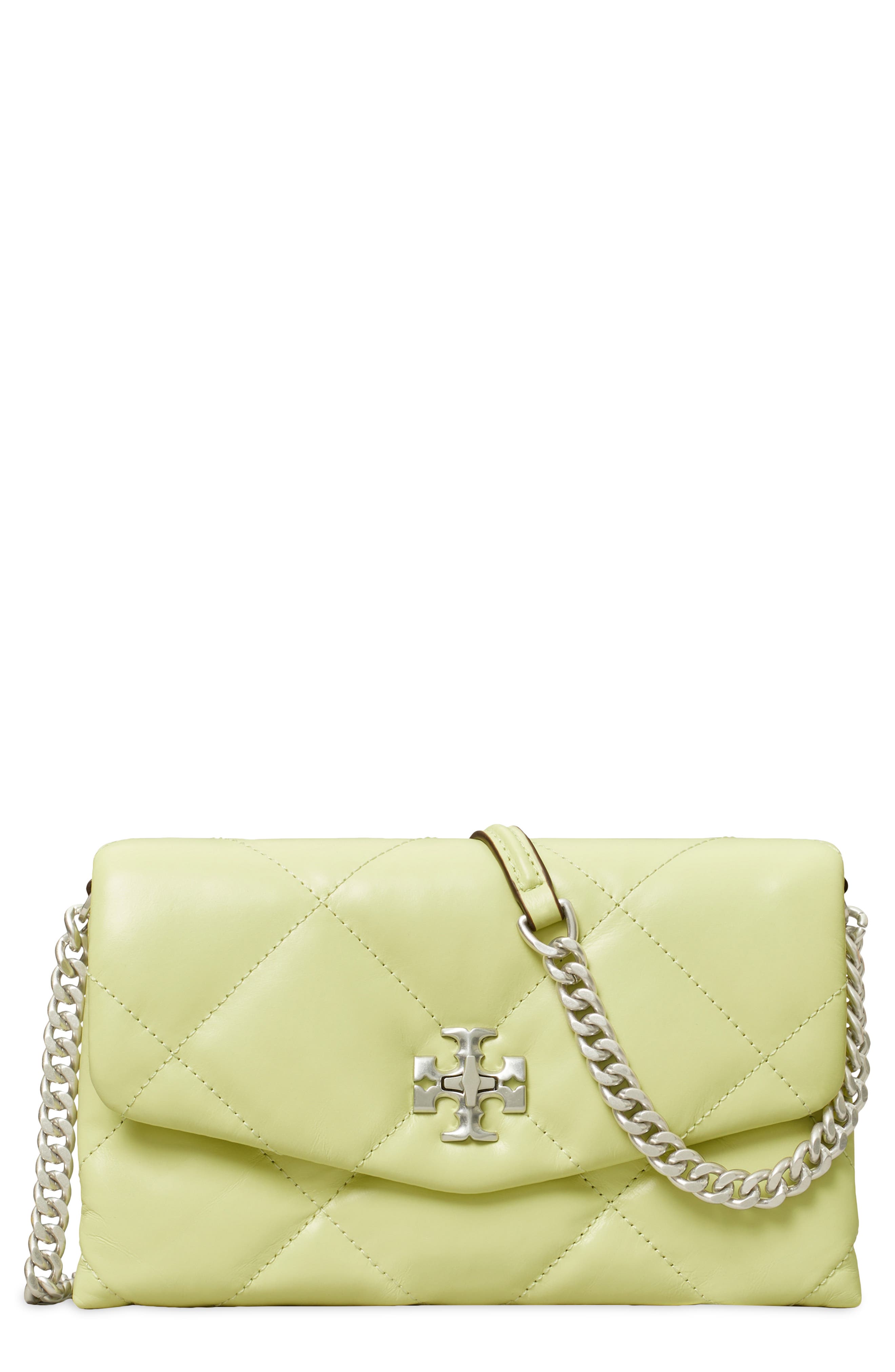 Kira Diamond Quilt Crossbody, Main, color, PEAR