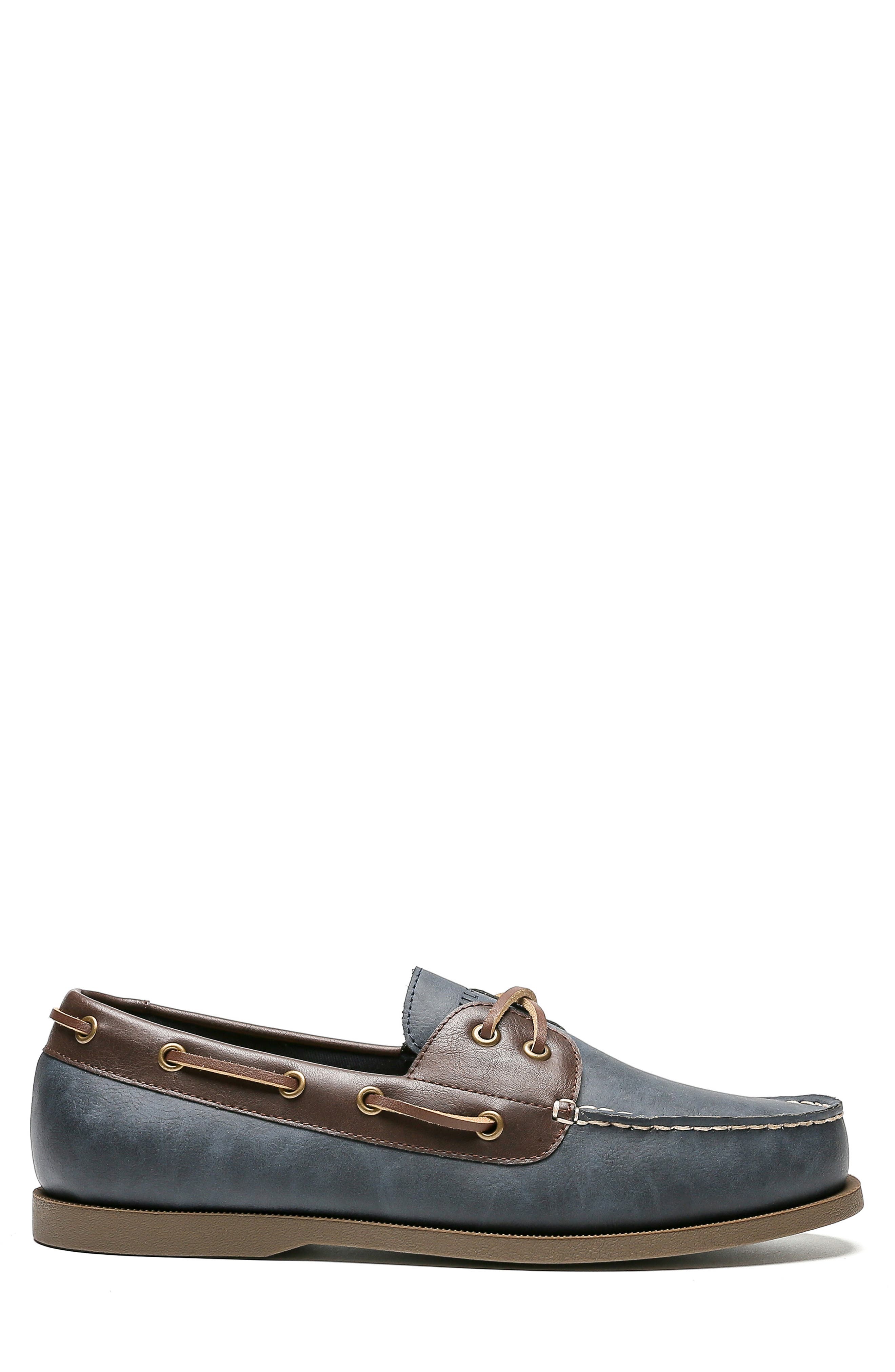 Tommy Hilfiger Brazen Boat Shoe, Alternate, color, Navy/ Dark Brown