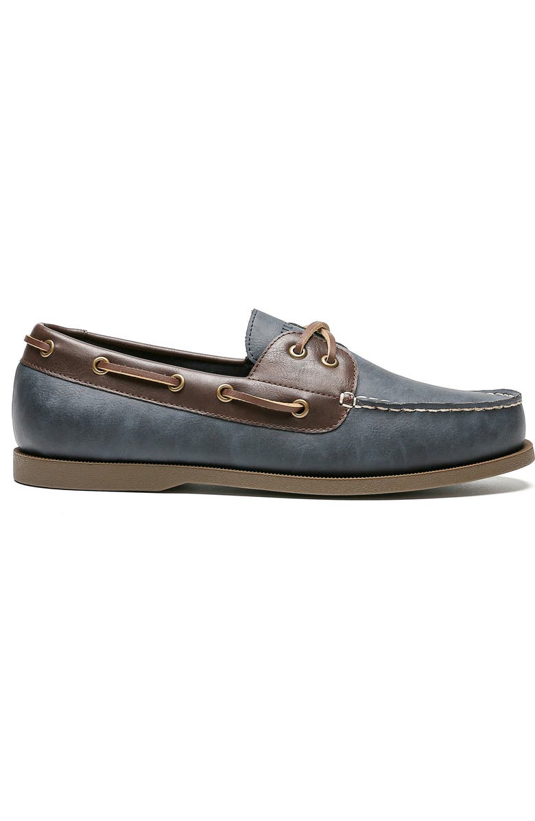 Tommy Hilfiger Brazen Boat Shoe, Alternate, color, Navy/ Dark Brown