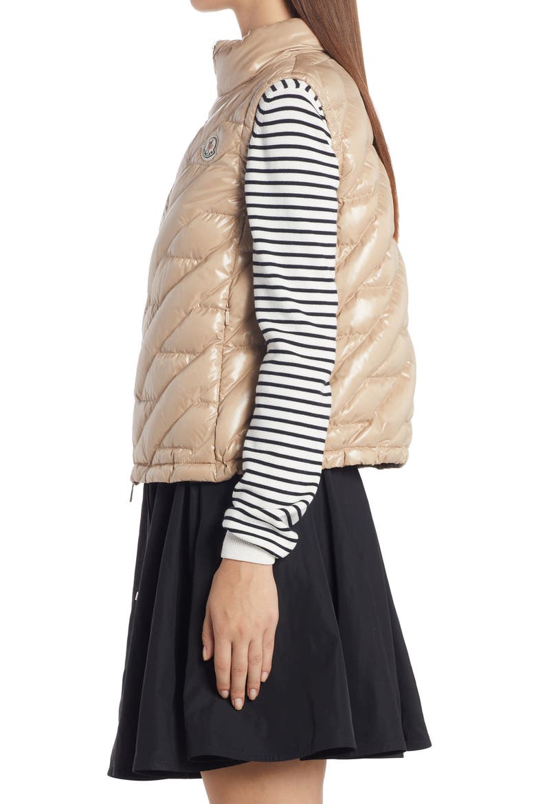 Lecroisic Quilted Down Puffer Vest, Alternate, color, 20G NUDE