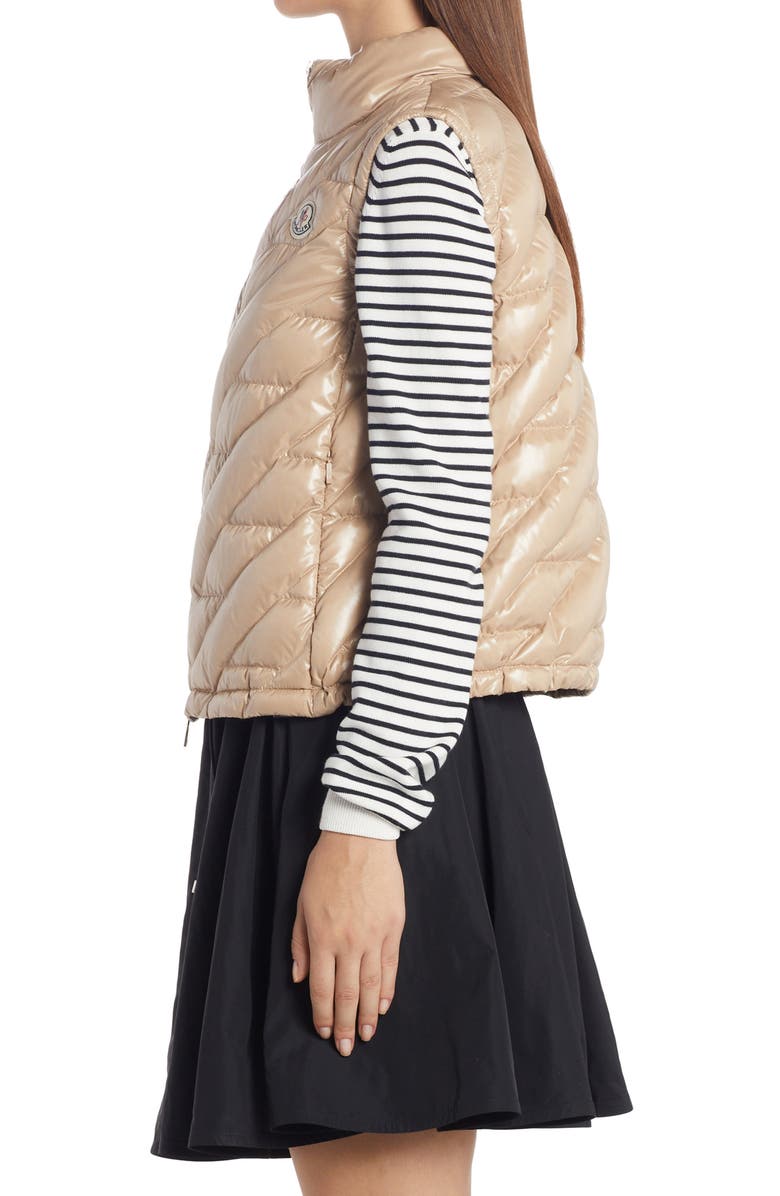 Moncler Lecroisic Quilted Down Puffer Vest, Alternate, color, 