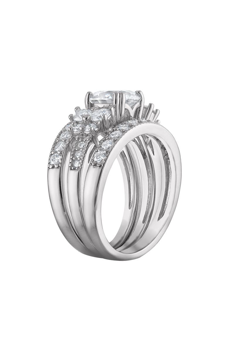 FZN Moissanite Ring, Alternate, color, Silver