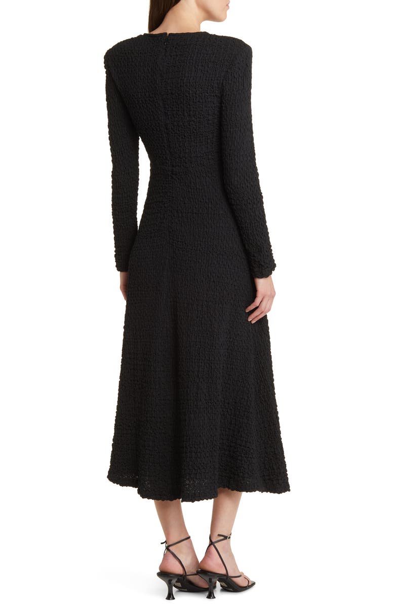 FLORET STUDIOS Textured Knit Long Sleeve Midi Dress, Alternate, color, 