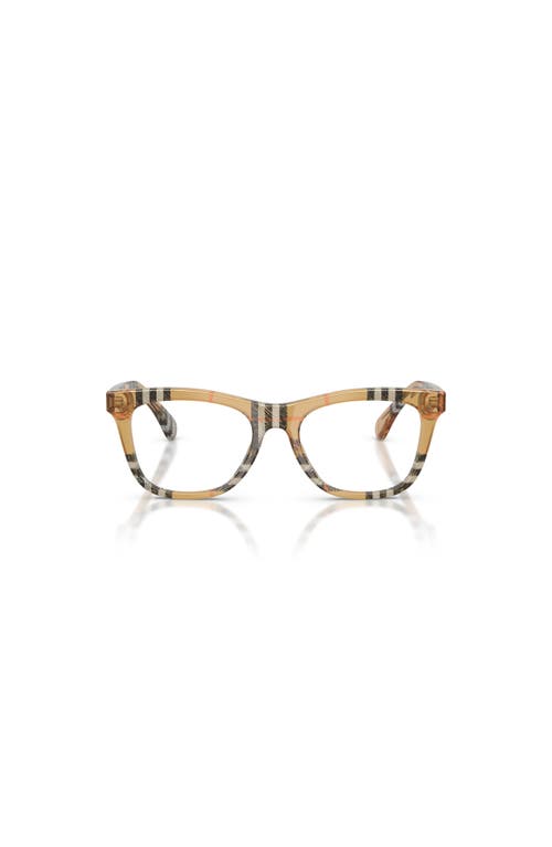 Burberry 45mm Square Optical Glasses In Neutral