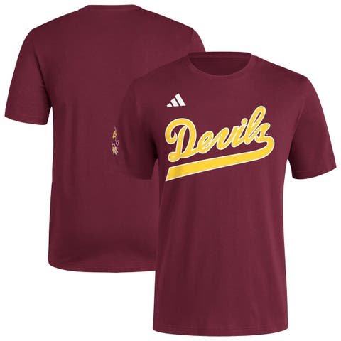 Men's adidas  Maroon Arizona State Sun Devils Fresh Wordmark T-Shirt