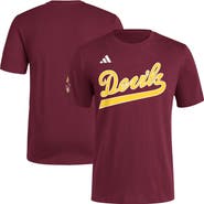 adidas Men's adidas  Maroon Arizona State Sun Devils Fresh Wordmark T-Shirt