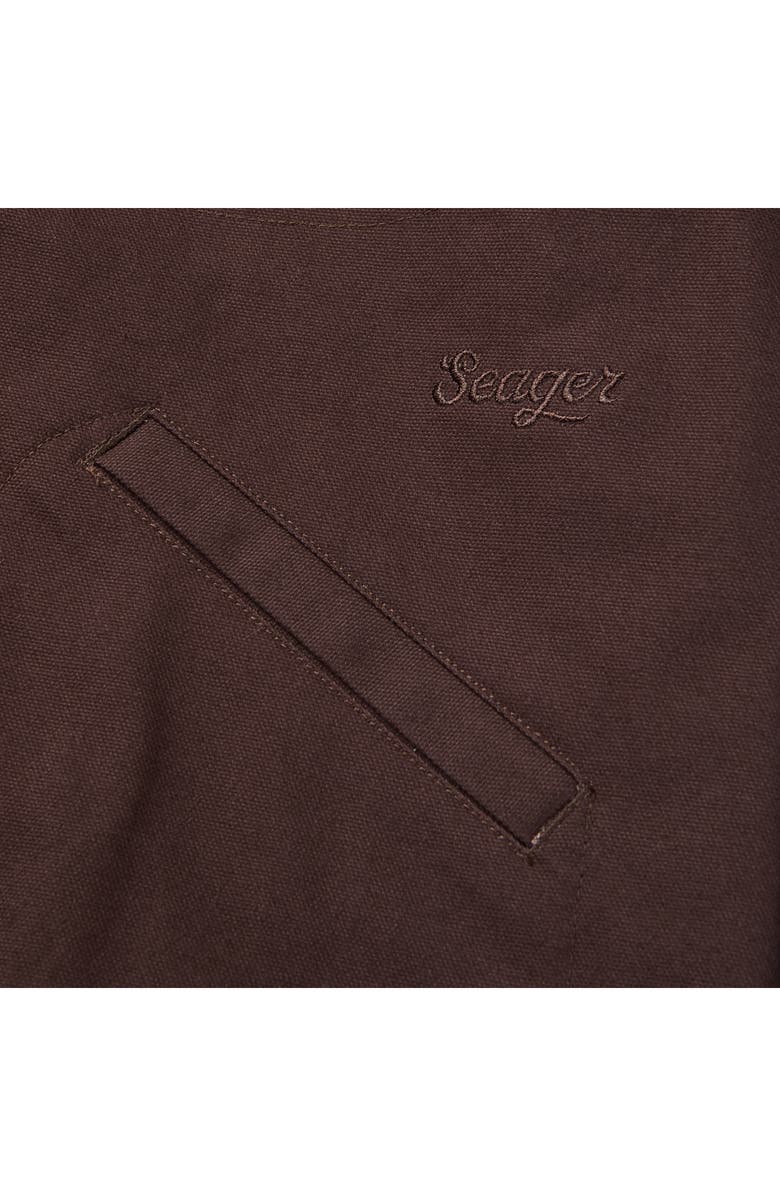 Seager Co Cotton Canvas Ranch Jacket, Alternate, color, Espresso
