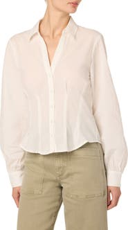 Joe's Pleated Long Sleeve Button-Up Shirt
