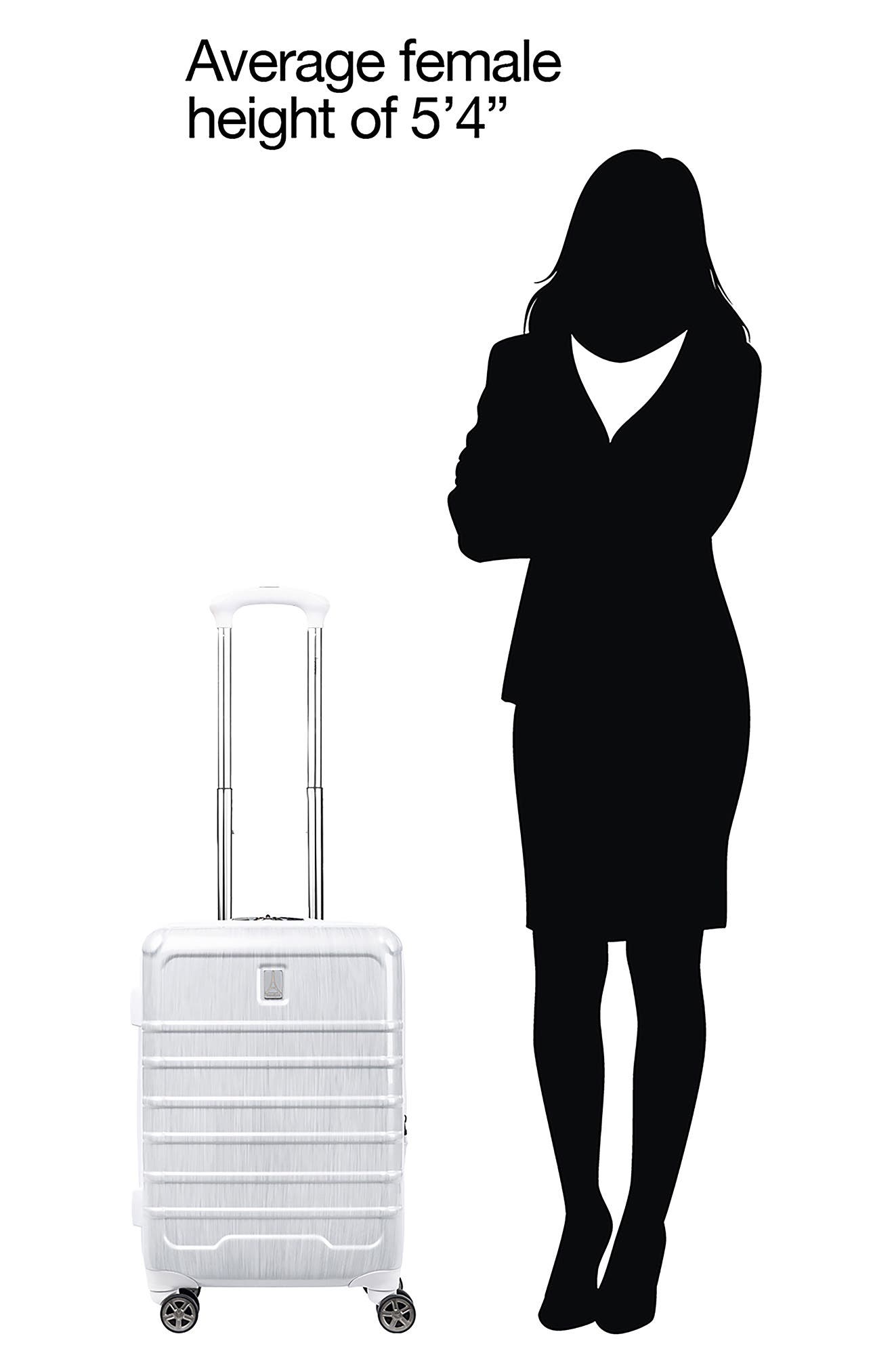 TRAVELPRO Rollmaster<sup>™</sup> Lite 20" Expandable Carry-on Hardside Spinner Luggage, Alternate, color, White
