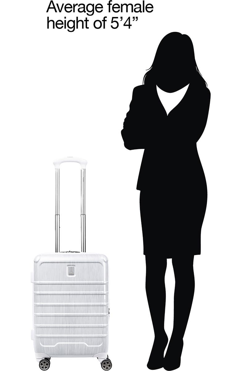 TRAVELPRO Rollmaster<sup>™</sup> Lite 20" Expandable Carry-on Hardside Spinner Luggage, Alternate, color, White