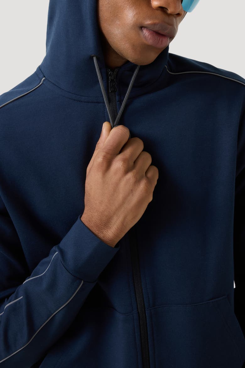 Uday Jersey Jacket, Alternate, color, Navy blue