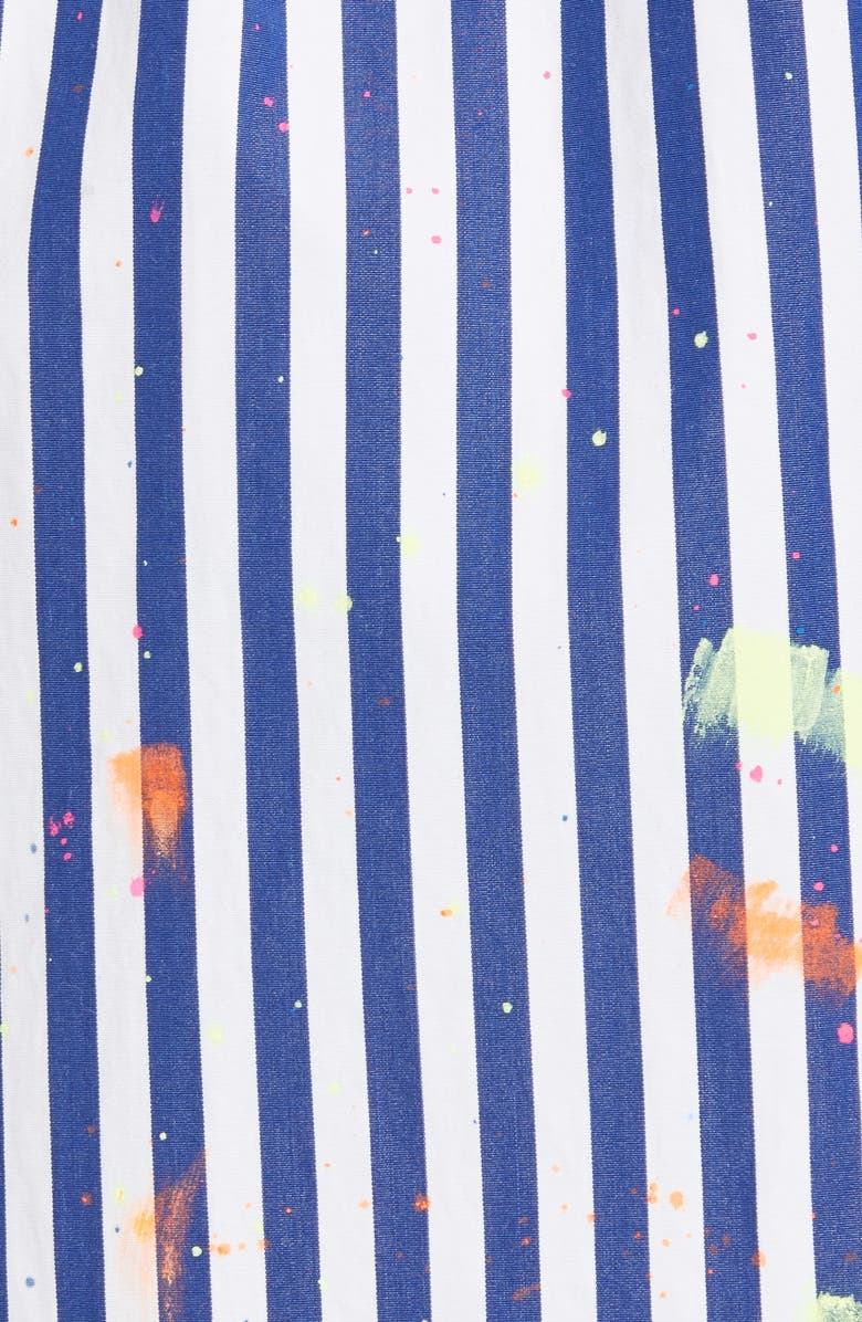 Polo Ralph Lauren Paint Splatter Stripe Cotton Shirt, Alternate, color, 