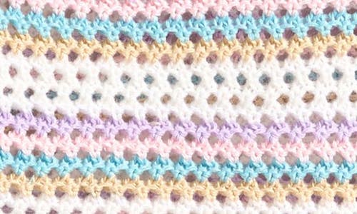 COTTON EMPORIUM COTTON EMPORIUM KIDS' STRIPE OPEN STITCH SWEATER 