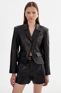 LAMARQUE Valentina| Micro Leather Blazer